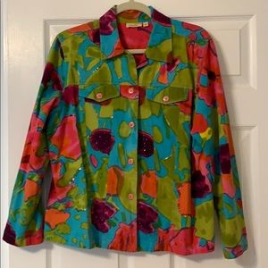 Beautiful colorful jacket.